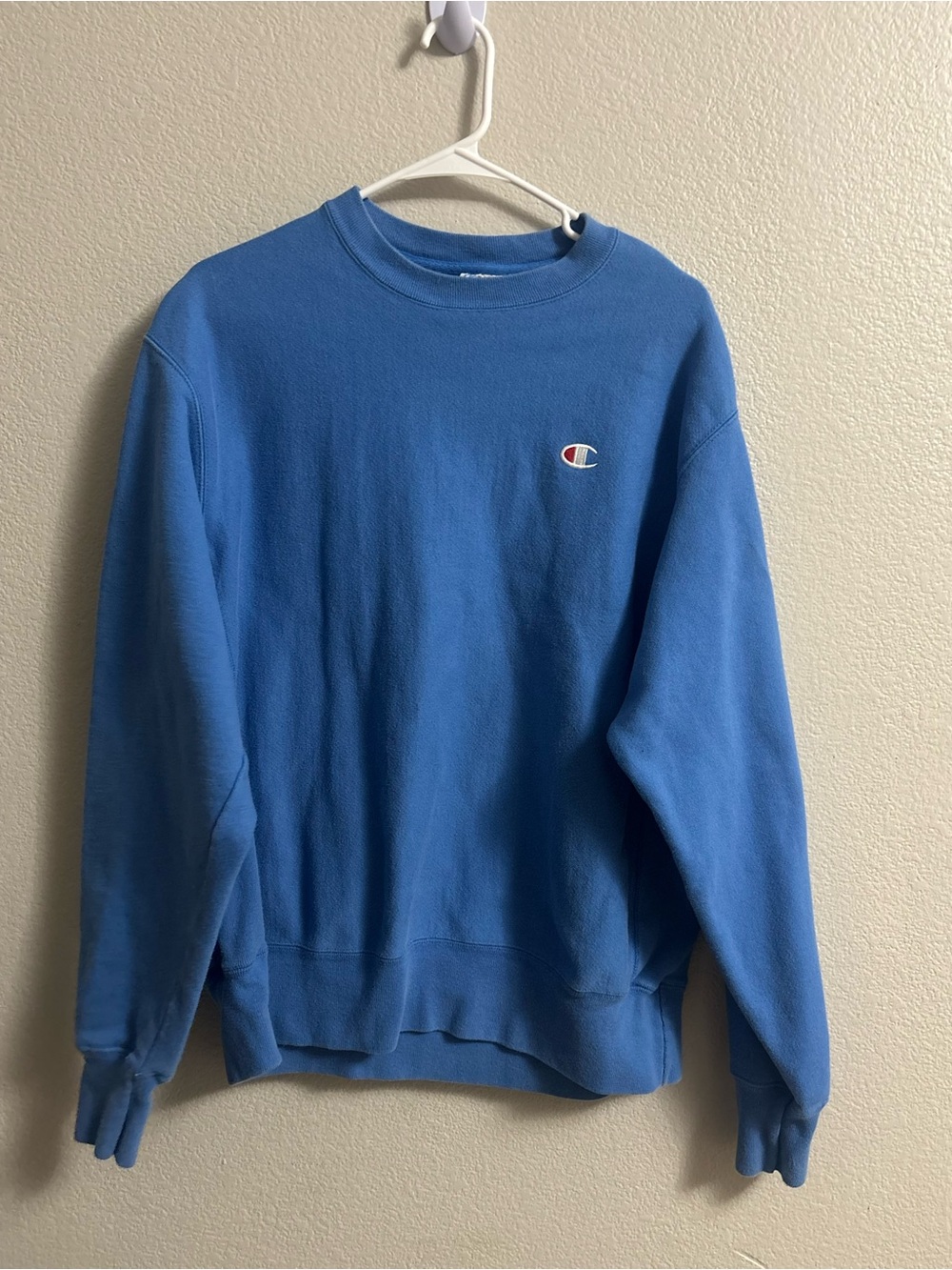 Champion Light Blue Men's Crewneck Sweatshirt